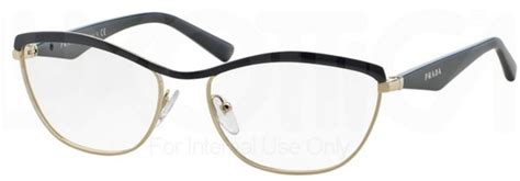 Prada PR 55RV QE31O1 Eyeglasses in Gold 